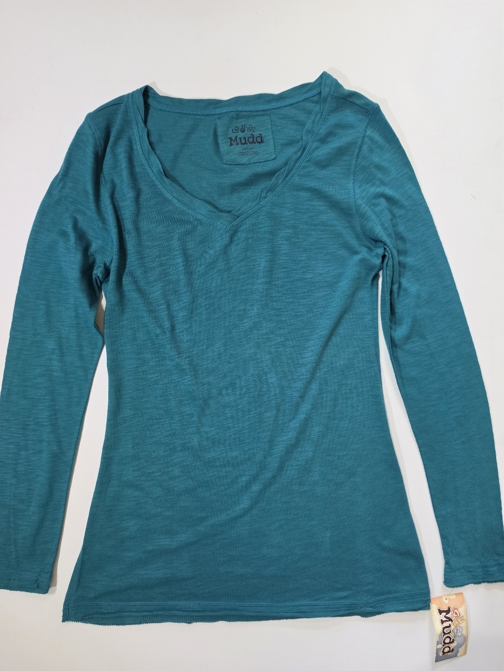 NWT Mudd T-Shirt Womens Size Large‎ Green 90s Y2K Retro Style Classic Tee